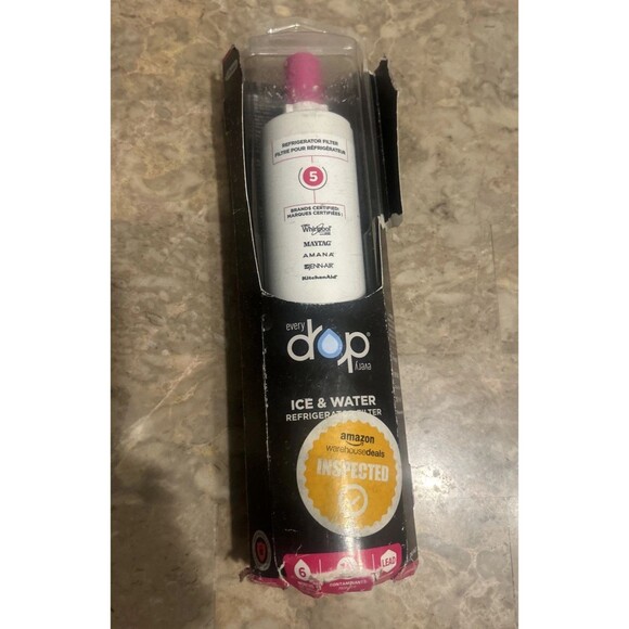 Whirlpool EveryDrop Refrigerator Ice & Water Filter #5 EDR5RXD1 -Damaged Box - Picture 1 of 5